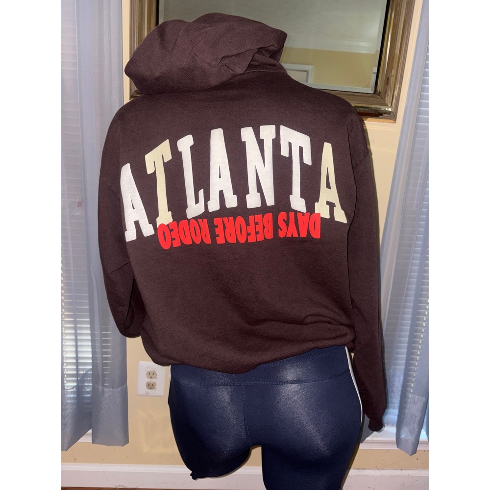 Travis Scott CPFM Days Before Rodeo Free Thugger Hoodie Brown XL - Picture 3 of 6